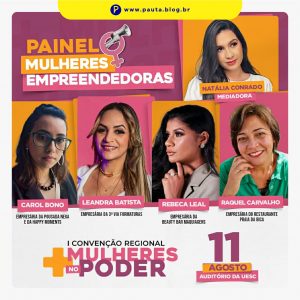 Participe Conven O Mulheres No Poder Ter Palestras Sobre Pol Tica